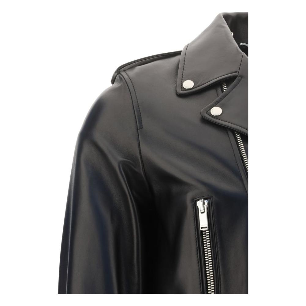 Saint Laurent Leather Jacket Saint Laurent Dark Slate Gray