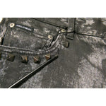 Dolce & Gabbana Gray Embellished Cotton Skinny Denim Jeans