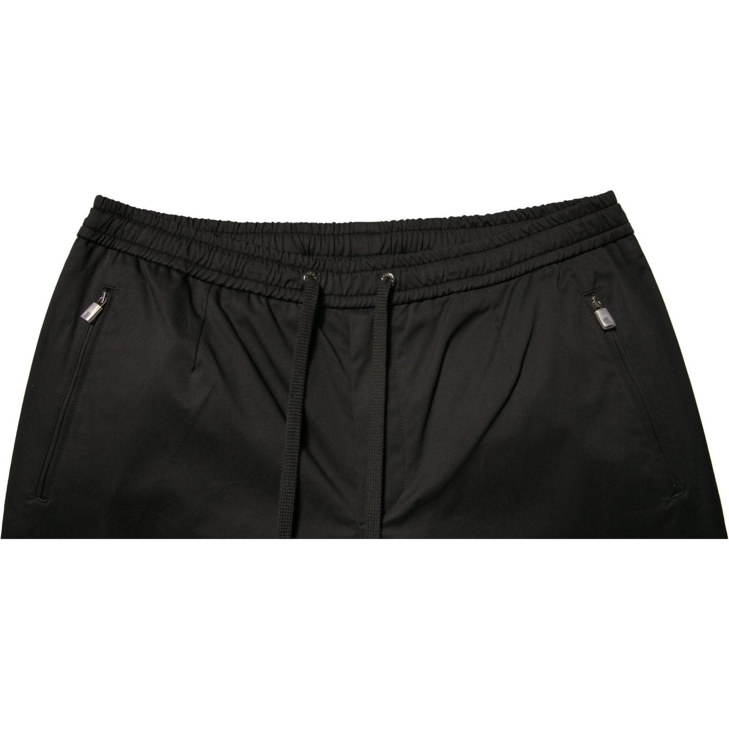 Dolce & Gabbana Black Cotton Stretch Jogger Sweatpants Pants PAN76043-50