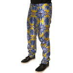 Dolce & Gabbana Multicolor MajolicaSilk Skinny Pants PAN76154-52