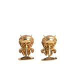 Dolce & Gabbana Gold Tone 925 Sterling Silver Crystal Cufflink SMY10555