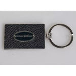 Dolce & Gabbana Black Leather Logo Metal Ring Keychain Keyring SMY10576