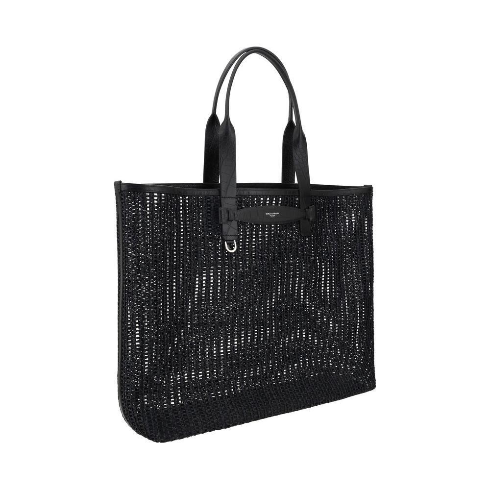 Dolce & Gabbana Mesh Tote Bag 1728,72470364320,Bags,Black,Dolce & Gabbana,Men,Men - Bags,New with tags,Shoulder Bags - Men - Bags Dolce & Gabbana DOBM2453A9O948B956BB