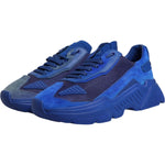 Dolce & Gabbana Blue Leather Daymaster Low Top Sneakers Shoes