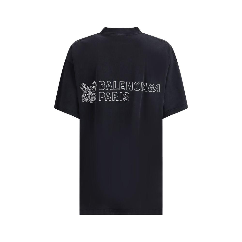 Balenciaga Oversize T-shirt Balenciaga Black