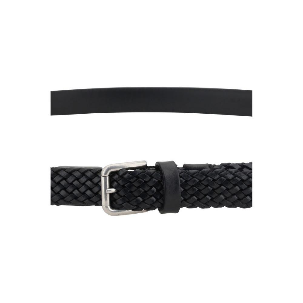 Dolce & Gabbana Woven design Belt 100 cm / 40 Inches,105 cm / 42 Inches,110 cm / 44 Inches,1728,72470364320,90 cm / 36 Inches,95 cm / 38 Inches,Accessories,Belts - Men - Accessories,Black,Dolce & Gabbana,Men,Men - Accessories,New with tags Dolce & Gabbana