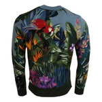 Dolce & Gabbana Jungle Wool Silk Pullover Logo Sweater TSH83580-44