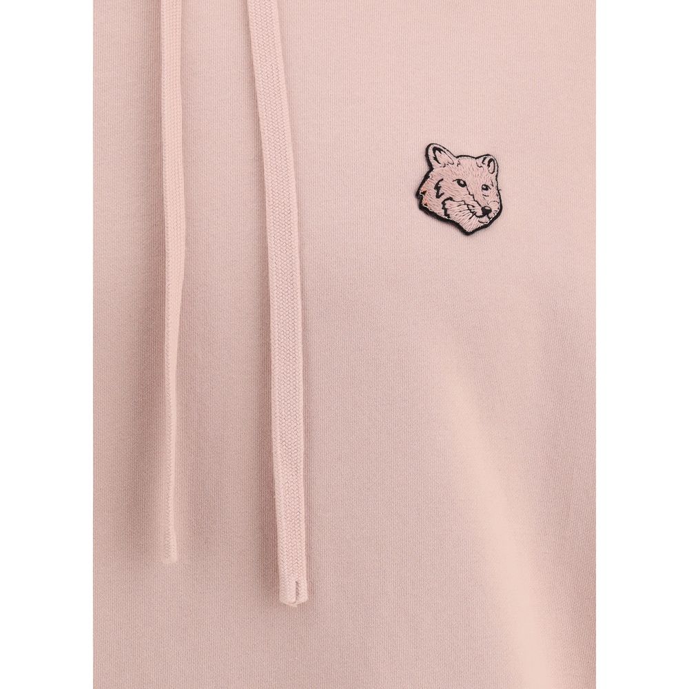 Maison Kitsuné Logoed Cotton Hoodie Maison Kitsuné Gray