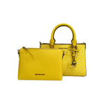 Michael Kors Charlotte 3 in 1 Satchel Bag Crossbody Golden Yellow 25748