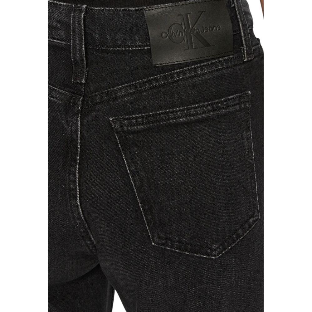 Calvin Klein Jeans Black Cotton Jeans & Pant Calvin Klein Jeans Black