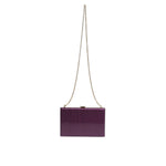 Dolce & Gabbana Purple Leather Clutch Evening Crossbody Bag BAG4016