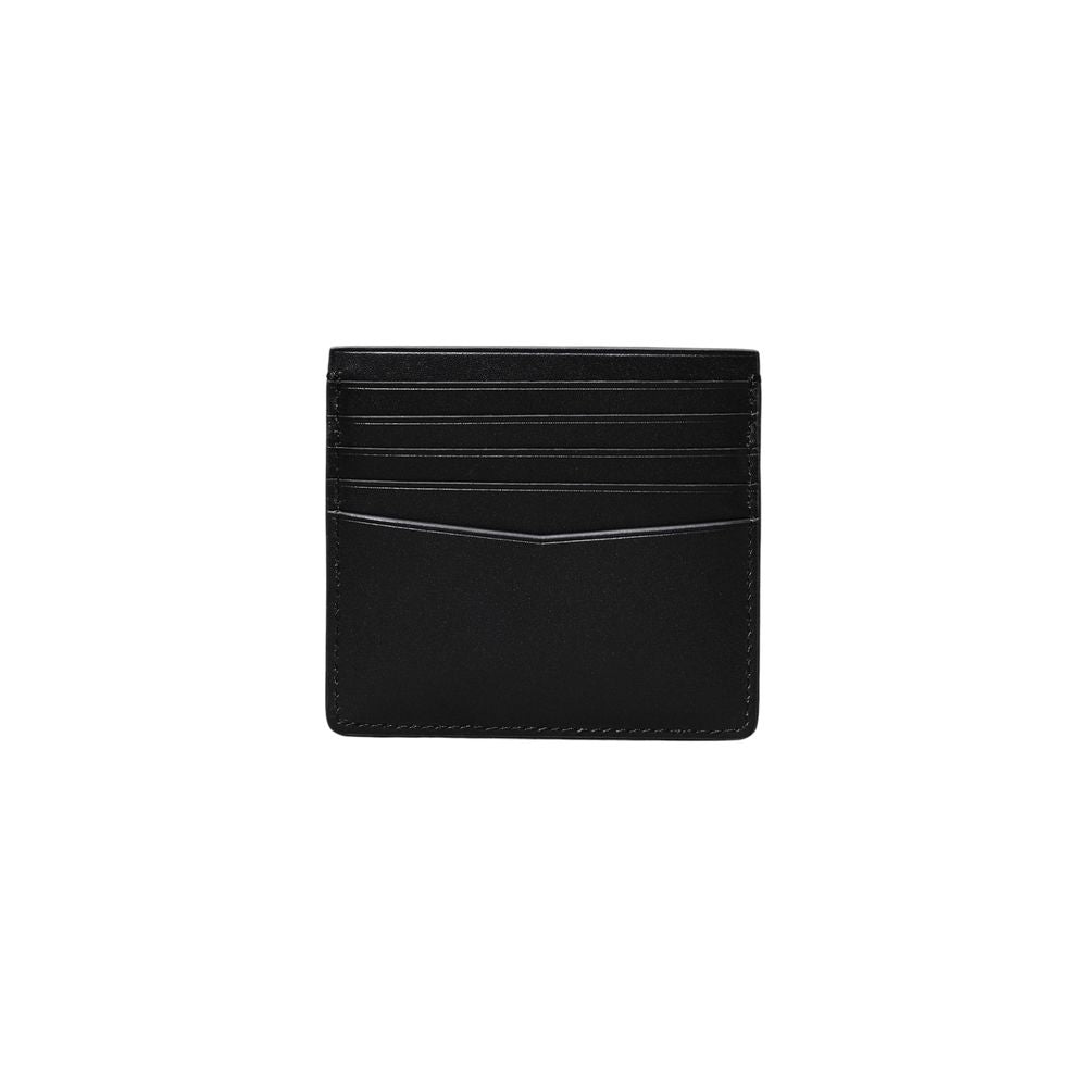 Calvin Klein Jeans Black Leather Wallet CAKLJE-15665500009