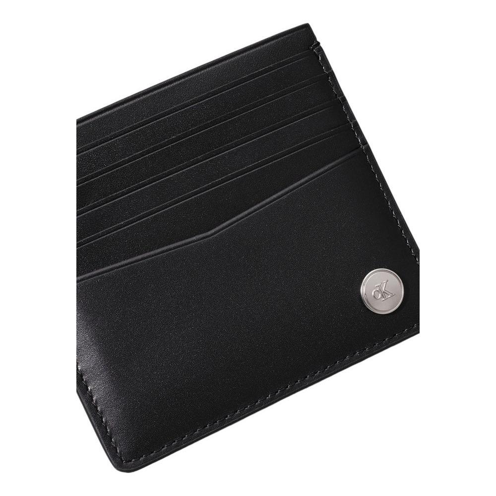 Calvin Klein Jeans Black Leather Wallet CAKLJE-15665500009