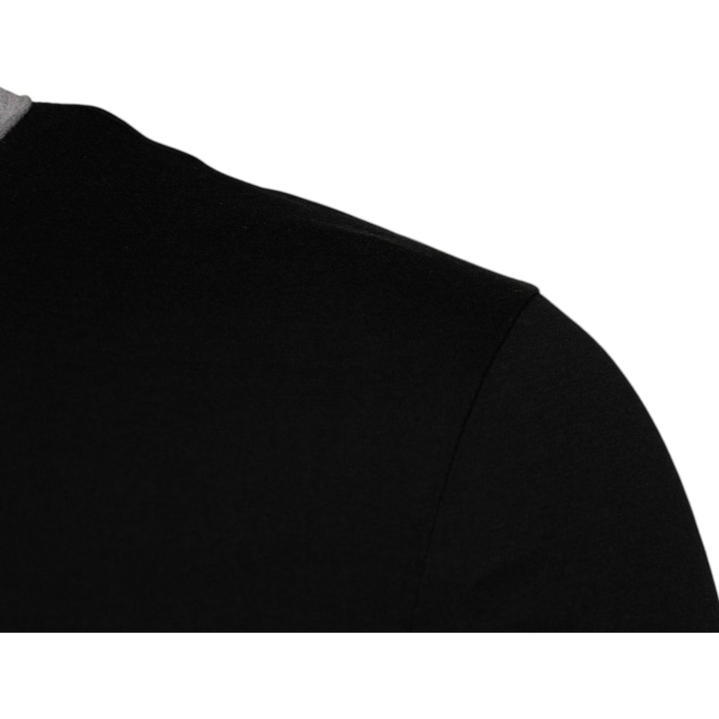 Dolce & Gabbana Black Logo Cotton Crew Neck Men Tee T-shirt TSH90010-44