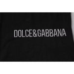 Dolce & Gabbana Black Logo Cotton Crew Neck Men Tee T-shirt TSH90010-44