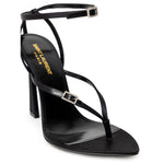 Saint Laurent Black Leather E Raso Sandal 1728,67397976224,Black,EU38.5/US8,New with tags,Saint Laurent,Sandals - Women - Shoes,Shoes,Women,Women - Shoes Saint Laurent SA-8772676-EU38.5/US8.5