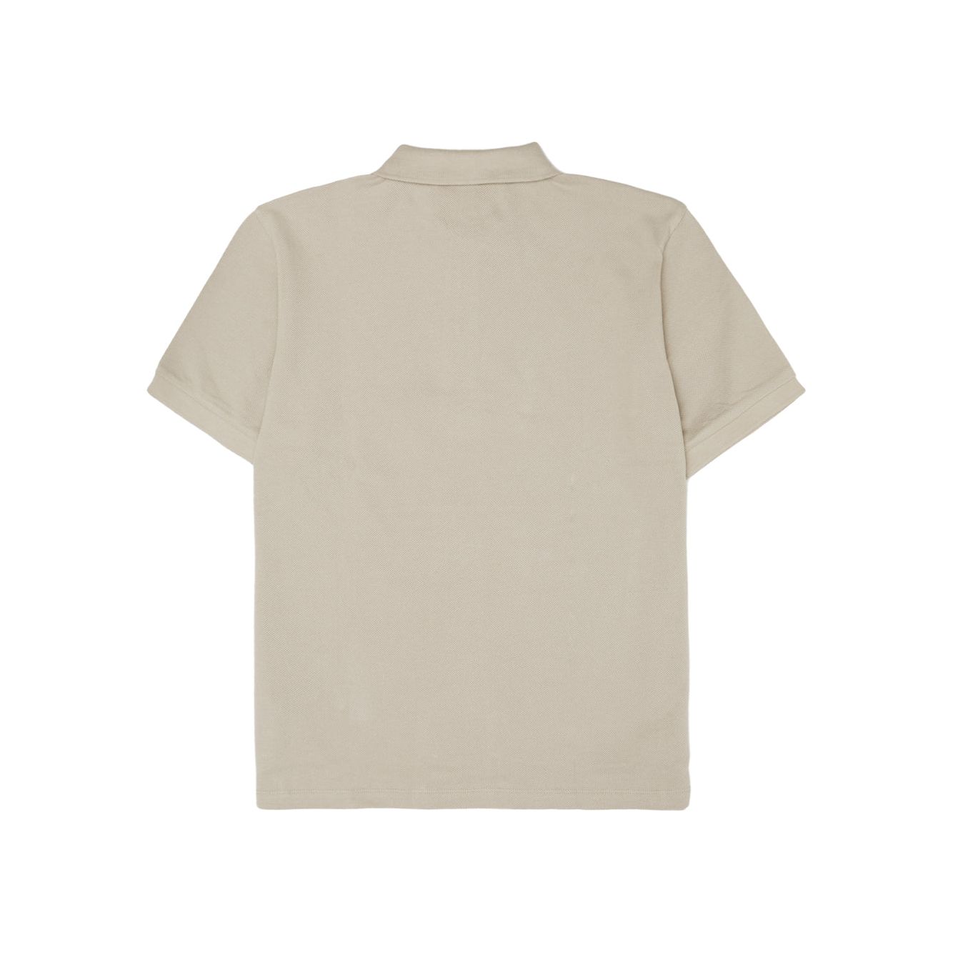 Burberry Pale Stone Cotton Collared Polo Shirt Burberry Gray