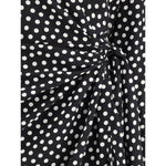 Crida Milano Como Dress in crêpe de chine CR-COMOBLACK-0/XS