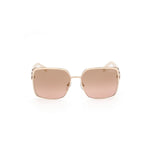 Emilio Pucci White Metal Sunglasses 1728,67434610848,Emilio Pucci,New with tags,Sunglasses,Sunglasses for Women - Sunglasses,White,Women Emilio Pucci EPEP01696024GAC