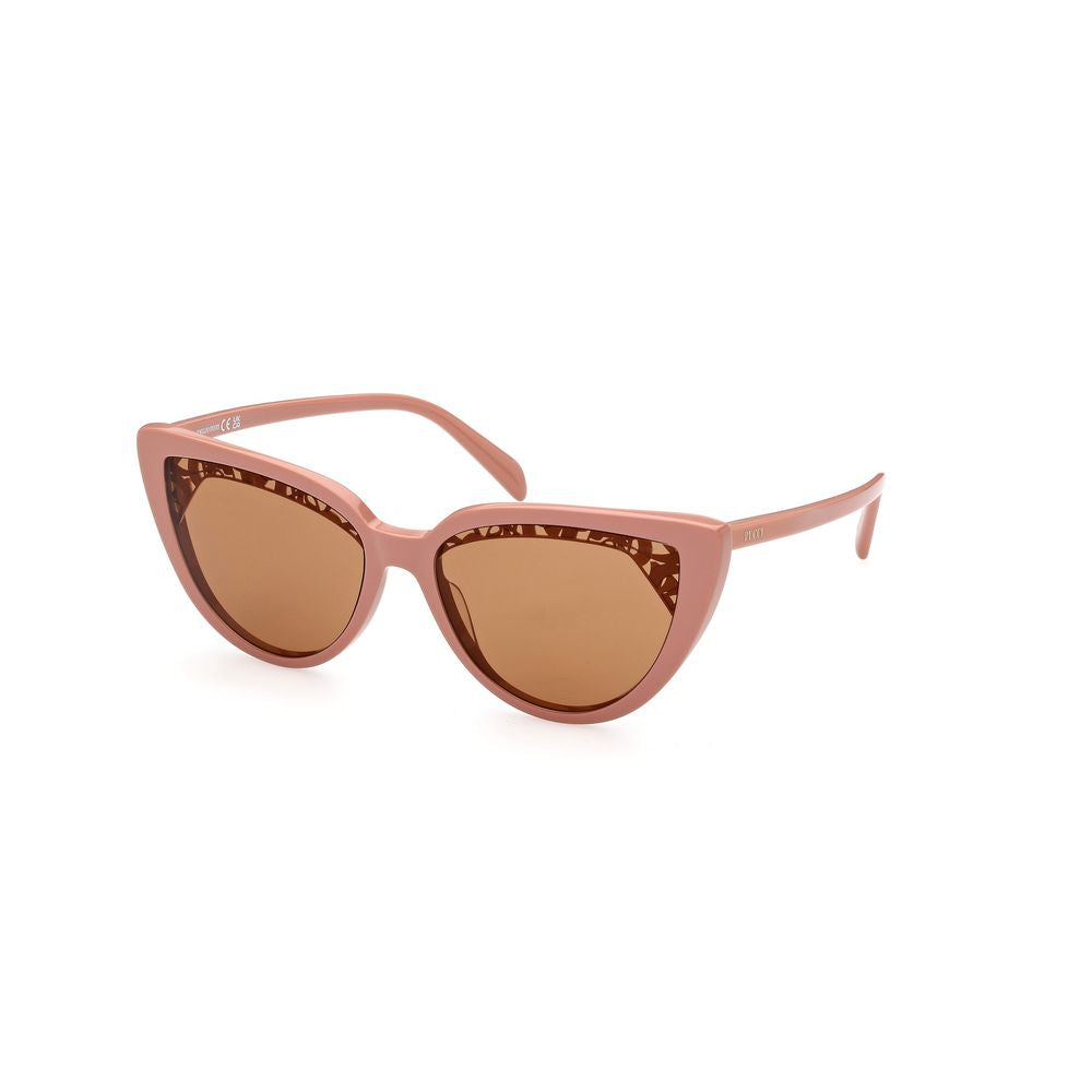 Emilio Pucci Brown Acetate Sunglasses Emilio Pucci Rosy Brown