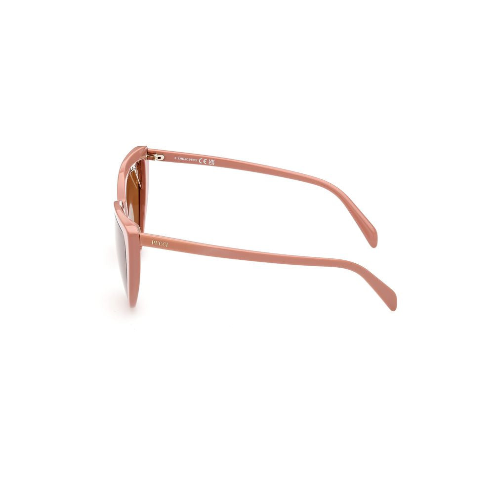 Emilio Pucci Brown Acetate Sunglasses Emilio Pucci Rosy Brown