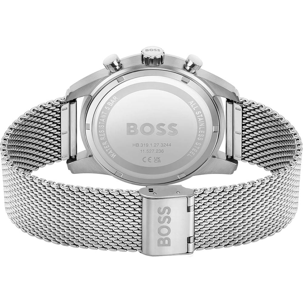 Hugo Boss Silver Stainless Steel Watch Hugo Boss Light Gray