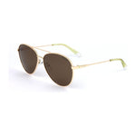Polaroid Gold Metal Sunglasses 1728,67434610848,Gold,New with tags,Polaroid,Sunglasses,Unisex,Unisex Sunglasses - Sunglasses Polaroid POPLD4142GSX01QAC