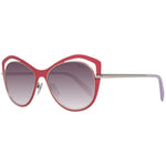 Emilio Pucci Red Metal Sunglasses 1728,67434610848,Emilio Pucci,New with tags,Red,Sunglasses,Sunglasses for Women - Sunglasses,Women Emilio Pucci EPEP01305668FAC