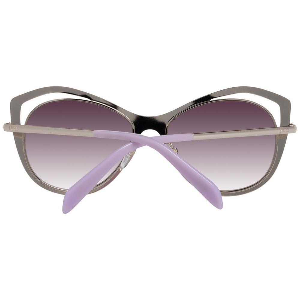 Emilio Pucci Red Metal Sunglasses 1728,67434610848,Emilio Pucci,New with tags,Red,Sunglasses,Sunglasses for Women - Sunglasses,Women Emilio Pucci EPEP01305668FAC