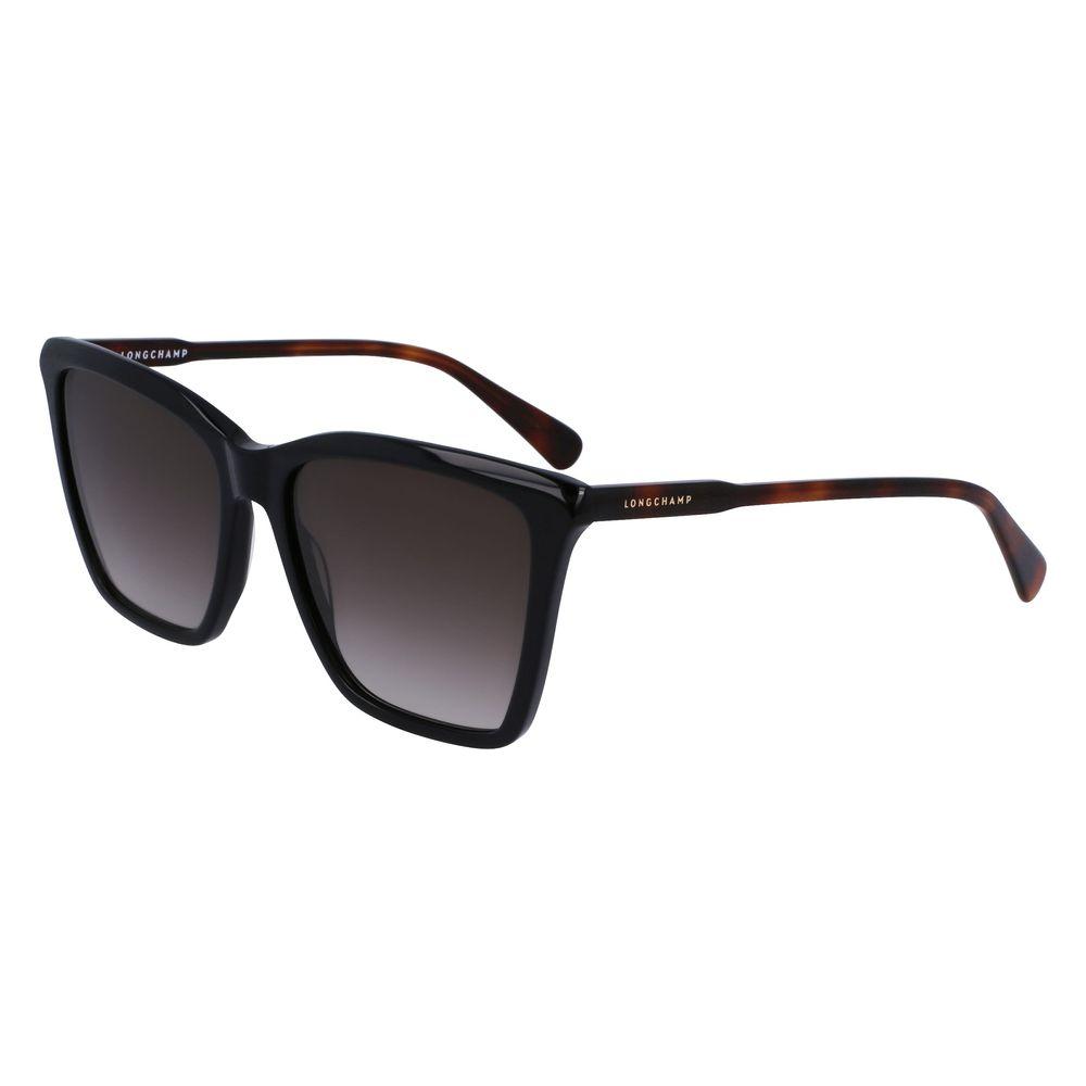 Longchamp Black Acetate Sunglasses Longchamp Dark Slate Gray
