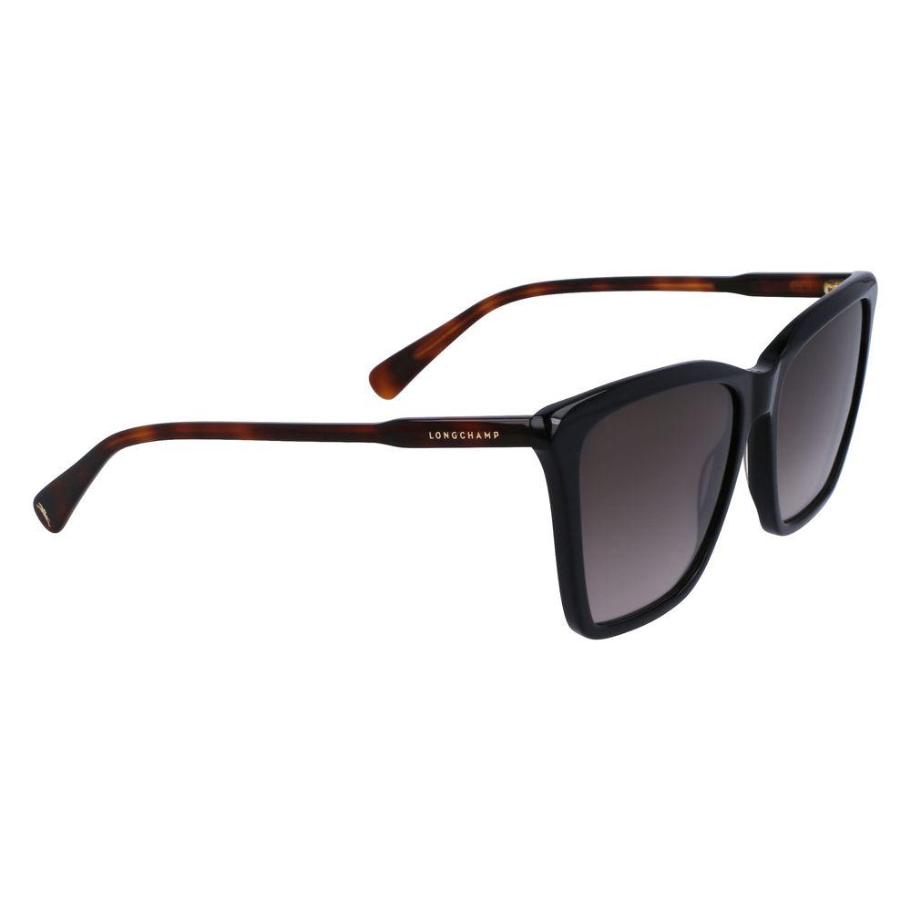 Longchamp Black Acetate Sunglasses Longchamp Dark Slate Gray