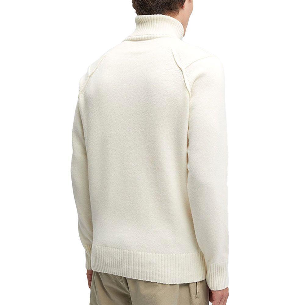 C.P. Company White Wool Sweater CP-14838-IT48 | M