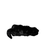 Dolce & Gabbana Black Fox Fur Neck Wrap Warmer Winter Scarf MS7117