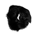 Dolce & Gabbana Black Fox Fur Neck Wrap Warmer Winter Scarf MS7117