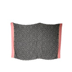 Dolce & Gabbana Black White Polka Dots Fringes Wrap Scarf MS7160