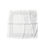 Dolce & Gabbana White Polka Dots Square Handkerchief Scarf MS7319