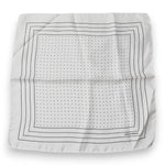 Dolce & Gabbana White Polka Dots Square Handkerchief Scarf MS7319