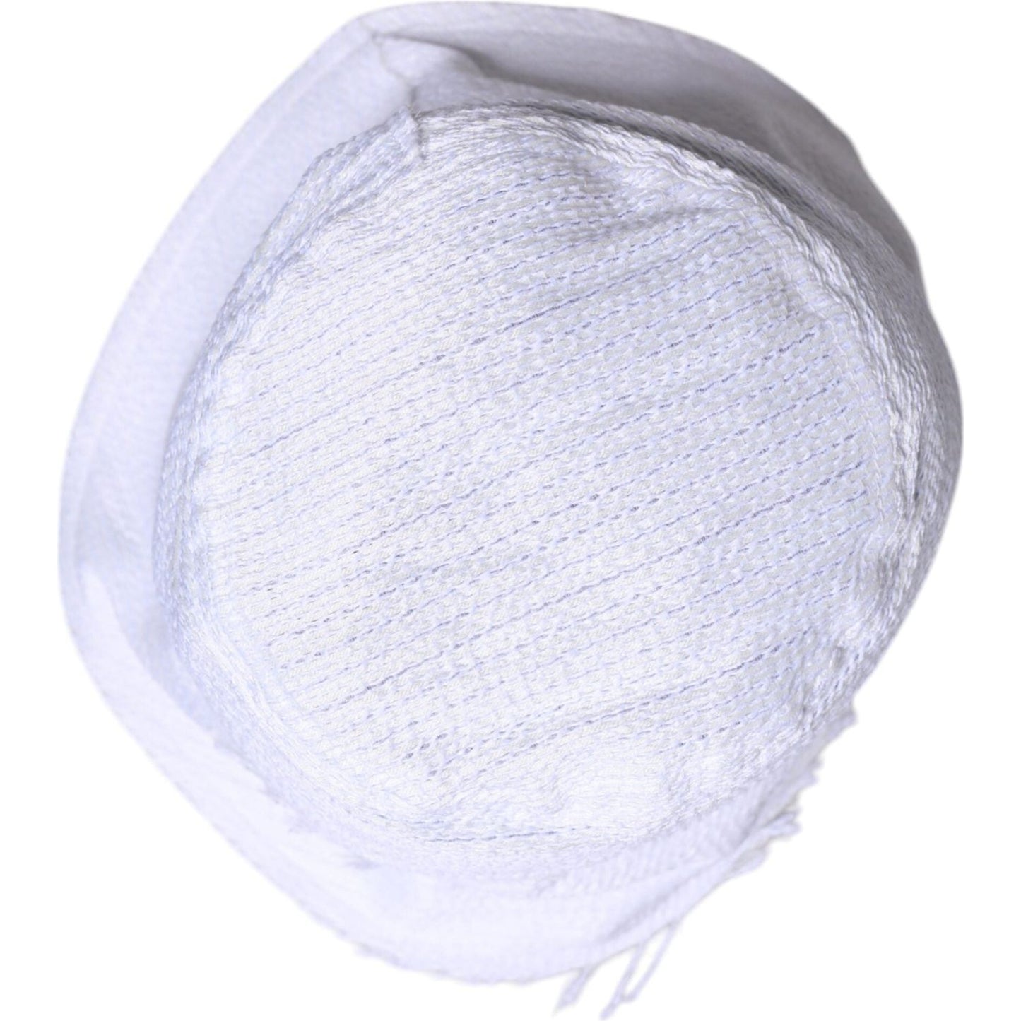 Dolce & Gabbana White Polyester Wide Brim Bucket Hat