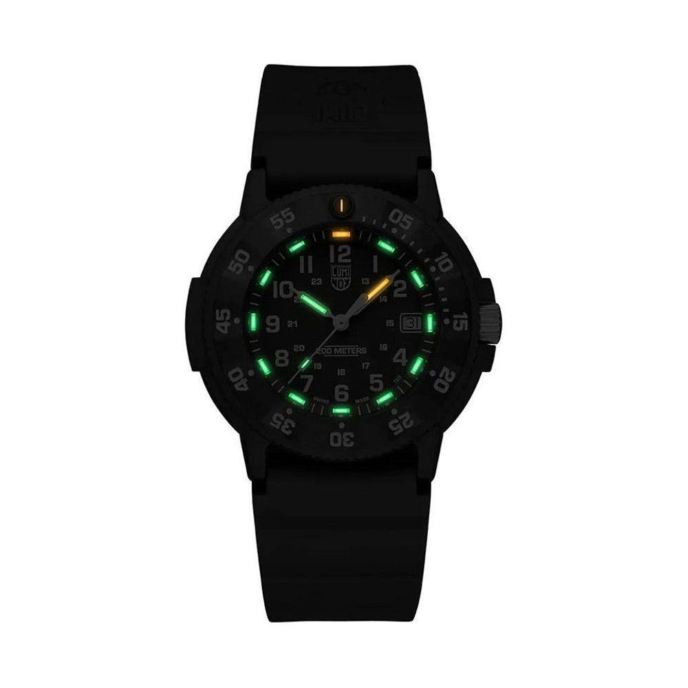 Luminox Black Rubber Sport Watch