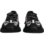 Dolce & Gabbana Black Logo Lace Up Low Top NS1 Sneakers Shoes MV7192-41