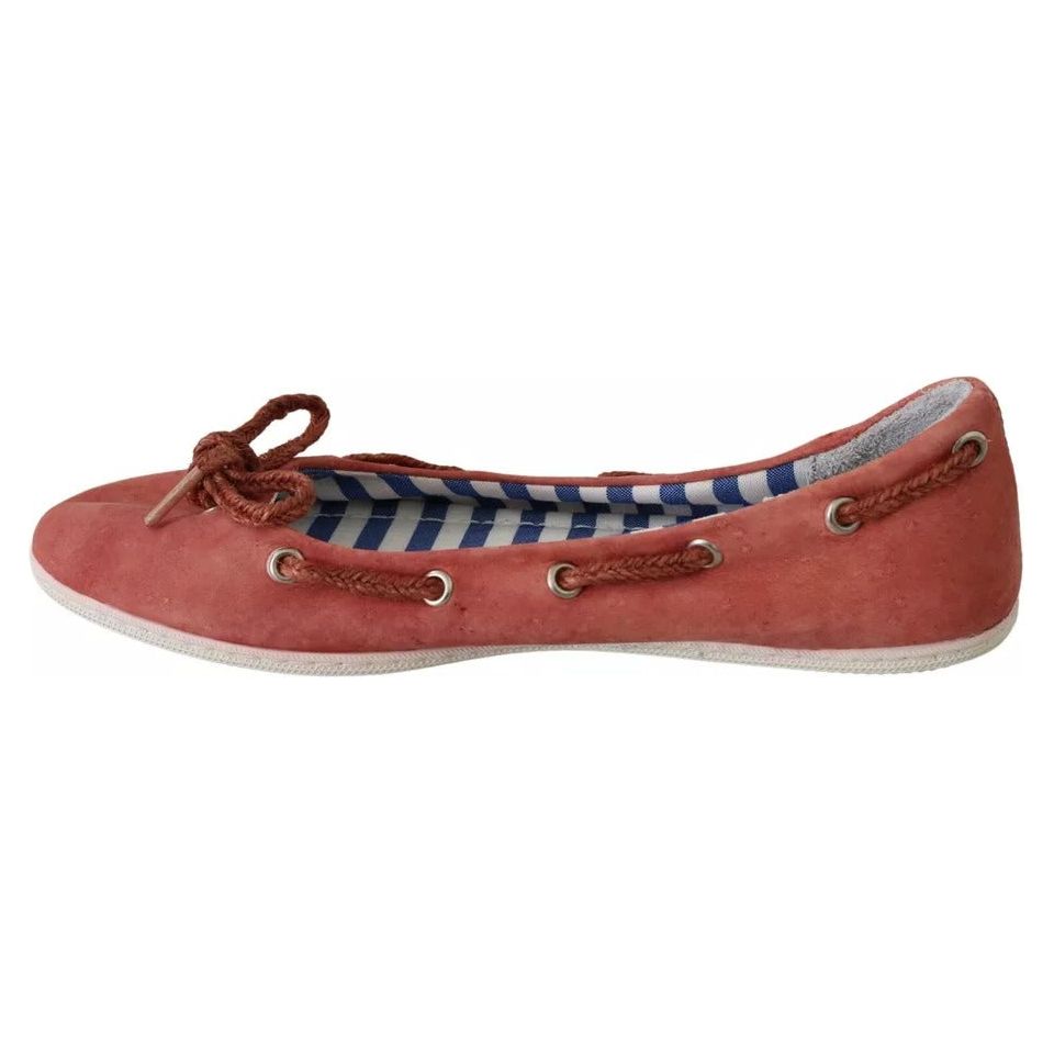 Pantofola D'Oro Scarlet Red Blue Stripe Flat Slip-On Shoes 1728,67345645728,EU39/US8.5,EU40/US9.5,Flat Shoes - Women - Shoes,Material: Fabric,Pantofola D'Oro,Preowned / Defect,Red,Shoes,Women,Women - Shoes Pantofola D'Oro LA8322-39