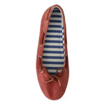 Pantofola D'Oro Scarlet Red Blue Stripe Flat Slip-On Shoes 1728,67345645728,EU39/US8.5,EU40/US9.5,Flat Shoes - Women - Shoes,Material: Fabric,Pantofola D'Oro,Preowned / Defect,Red,Shoes,Women,Women - Shoes Pantofola D'Oro LA8322-39