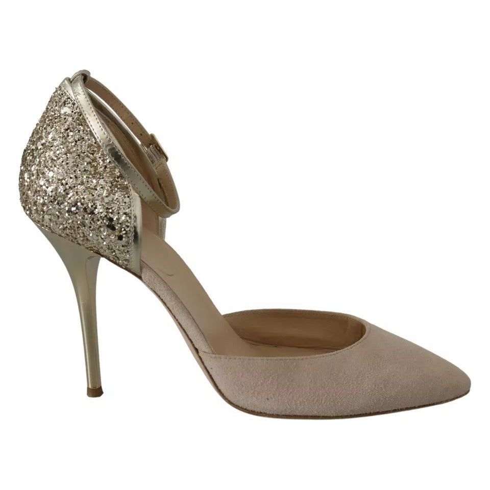 Elisabetta Franchi Beige Linen Ankle Strap High Heels Shoes 1728,67345645728,Bags,Beige,Elisabetta Franchi,EU37.5/US7,Material: Suede,Preowned / Defect,Sandals - Women - Shoes,Women,Women - Shoes Elisabetta Franchi LA8355-37.5