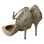 Elisabetta Franchi Beige Linen Ankle Strap High Heels Shoes 1728,67345645728,Bags,Beige,Elisabetta Franchi,EU37.5/US7,Material: Suede,Preowned / Defect,Sandals - Women - Shoes,Women,Women - Shoes Elisabetta Franchi LA8355-37.5