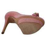 Elisabetta Franchi Pink Bow Stiletto Heel Pumps Shoes 1728,67345645728,Elisabetta Franchi,EU36/US6,Material: Suede,Pink,Preowned / Defect,Pumps - Women - Shoes,Shoes,Women,Women - Shoes Elisabetta Franchi LA8365-36