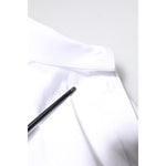 Dolce & Gabbana White GOLD Cotton Long Sleeves Men Dress Shirt 1728,67345645728,Clothing,Dolce & Gabbana,IT38 | XS,Material: 100% Cotton,Men,Men - Clothing,Preowned / Defect,Shirts - Men - Clothing,White Dolce & Gabbana TSH5945-38