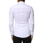 Dolce & Gabbana White SICILIA Cotton Formal Men Dress Shirt 1728,67345645728,Clothing,Dolce & Gabbana,IT37 | XS,Material: 96% Cotton 4% Elastane,Men,Men - Clothing,Preowned / Defect,Shirts - Men - Clothing,White Dolce & Gabbana TSH6286-37