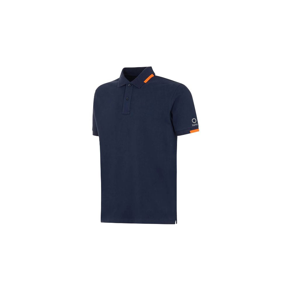 Suns Blue Cotton Polo Shirt