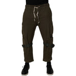Dolce & Gabbana Brown Cotton Stretch Cargo Pants