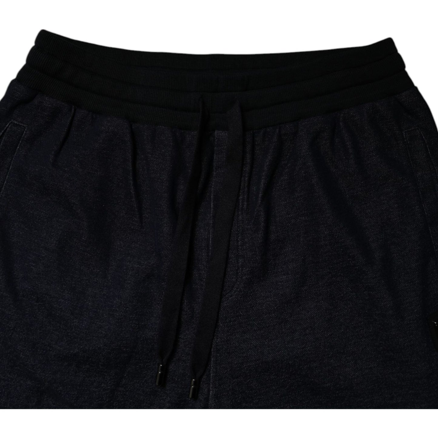Dolce & Gabbana Black Jacquard Cotton Jogger Sweatpants Pants PAN76119-54